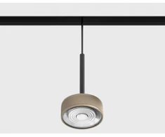 7W LED pakabinamas šviestuvas SOL MINI P į magnetinę sistemą IN_LINE, smėlio/juodos sp., 3000K, 48V, 24°