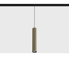 7W LED pakabinamas šviestuvas TUB S P į magnetinę sistemą IN_LINE, bronzos sp., 3000K, 48V, 50°, 2G