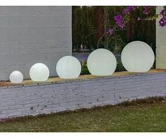 NewGarden 7W LED pastatomas lauko šviestuvas BULY 50, E27, A60, baltas, 6000/6500K, IP65, parduodamas su lempute