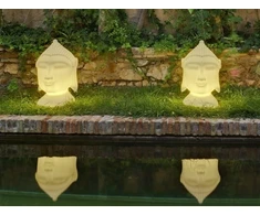 7W LED pastatomas lauko šviestuvas GOA 40, E27, A60, baltas, 6000K, IP65, parduodamas su lempute