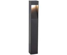 7W LED pastatomas lauko šviestuvas KARL, tamsiai pilkas, 3000K, IP65, 60cm, 4320900