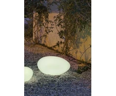 7W LED pastatomas lauko šviestuvas PETRA 60, E27, A60, baltas, 6000/6500K, IP65, parduodamas su lempute