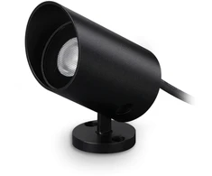 7W LED pastatomas lauko šviestuvas - prožektorius KOALA, juodas, 3000K, IP65, 349596