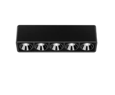 Lubinis šviestuvas 7W LED paviršinis šviestuvas Juodas FOSTER MICRO, juodas, 3000K