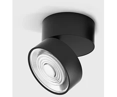Lubinis šviestuvas 7W LED paviršinis šviestuvas SOL SURF MINI, juodas, 3000K, 45°