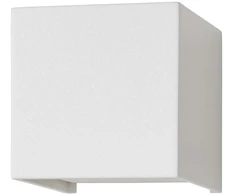 7W LED sieninis šviestuvas AMPLITUDE, baltas, 3000K, šviečia į viršų ir į apačią, reguliuojamas šviesos kampas, 01-1229