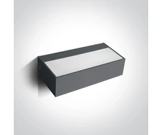 7W LED sieninis šviestuvas, antracito sp., 3000K, 67392/AN/W