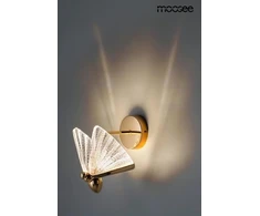 7W LED sieninis šviestuvas BUTTERFLY S, aukso sp., 3000K