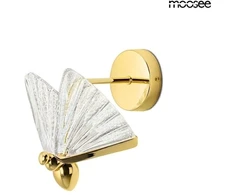 7W LED sieninis šviestuvas BUTTERFLY S, aukso sp., 3000K