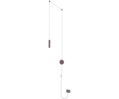 7W LED sieninis šviestuvas CANDLE, bronzos sp.