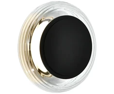 7W LED sieninis šviestuvas GLOSSY, juodos sp./skaidrus, 3000K, 4322100