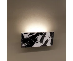7W LED sieninis šviestuvas SELENA, juodas, 3000K, 4320200