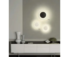 7W LED sieninis šviestuvas TATOO, baltas, 3000K, 33cm, 01-2686