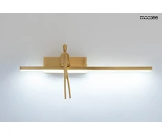 Sieninis šviestuvas 7W LED sieninis veidrodžio šviestuvas BOY, aukso sp., 3000/6000K