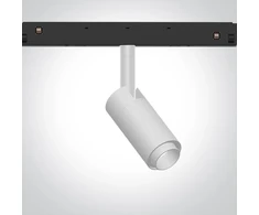 7W LED šviestuvas į magnetines sistemas MINI/MIDI/MAXI/P&amp;P, baltas, 3000K, 48V, 10-38°, 42140/W/W