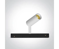 7W LED šviestuvas į magnetines sistemas MINI/MIDI/MAXI/P&amp;P, baltas, 3000/4000K, 48V, 38°, DALI, 42138L/W/V