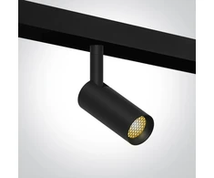 7W LED šviestuvas į magnetines sistemas MINI/MIDI/MAXI/P&amp;P, juodas, 3000/4000K, 48V, 38°, DALI, 42138L/B/V