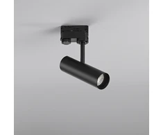 7W LED trifazis bėginis šviestuvas ROCKET, juodas, CCT