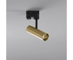 7W LED trifazis bėginis šviestuvas ROCKET, aukso sp., CCT