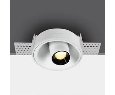 7W LED užglaistomas reguliuojamas šviestuvas, baltas, 3000K, 11107TTR/W/W