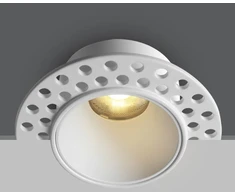 7W LED užglaistomas šviestuvas, baltas, 3000/3500/4000K, 10107JTR/W/V