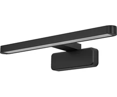 Sieninis šviestuvas 7W LED veidrodžio šviestuvas ORBIS DISC, juodas, 3000/4000K, IP44
