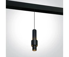 7W pakabinamas šviestuvas į magnetines sistemas, juodas, 3000K, 42132/B/W