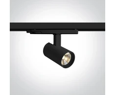 8/10/12W LED akcentinis šviestuvas į 3 fazių bėgelius, juodas, 3000/3500/4000K, 65670AT/B/V
