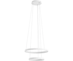 80W LED pakabinamas šviestuvas ICONIC, baltas, 3000/4000K, dimeriuojamas, 01-3917