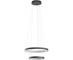 80W LED pakabinamas šviestuvas ICONIC, juodas, 3000/4000K, dimeriuojamas, 01-3919