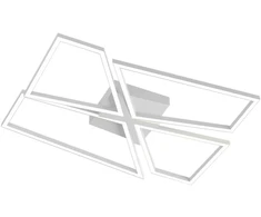80W LED paviršinis lubinis šviestuvas SLASH, baltas, 3000/4000/6000K