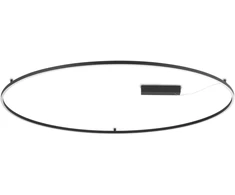 81W LED lubinis šviestuvas ORACLE SLIM, juodas, 3000K, 370316