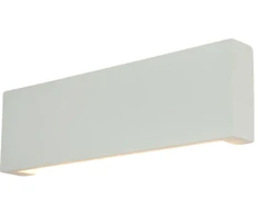 8,25W LED sieninis šviestuvas, baltas, 3000K, šviečia į viršų ir į apačią, 25380