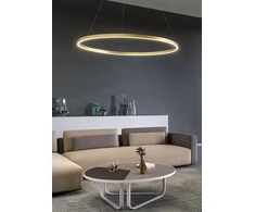82W LED pakabinamas šviestuvas FEBE, juodas, 4000K, dimeriuojamas, 01-2898