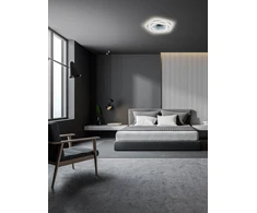 Lubinis šviestuvas 82W LED paviršinis šviestuvas STRATOS, baltas, 3000/6000K, dimeriuojamas