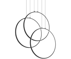Ideal Lux Pakabinamas šviestuvas Frame Sp Cerchio Nero