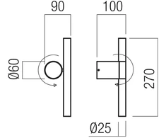 8,3W LED sieninis šviestuvas PRAXI, matinės baltos sp., 3000K, dimeriuojamas, 01-3980