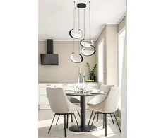 85W LED pakabinamas šviestuvas ADELE, juodas, 3000K, 4302200
