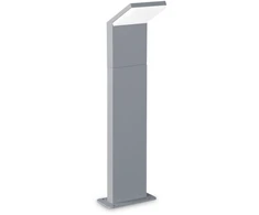 8,5W LED pastatomas lauko šviestuvas STYLE, pilkas, 4000K, IP54, 322544