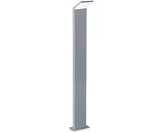 8,5W LED pastatomas lauko šviestuvas STYLE, pilkas, 3000K, IP54, 322384