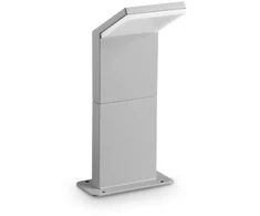 8,5W LED pastatomas lauko šviestuvas STYLE, pilkas, 3000K, IP54, 369648