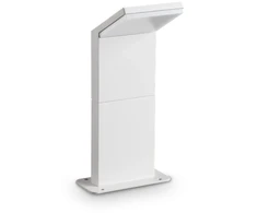 8,5W LED pastatomas lauko šviestuvas STYLE, baltas, 3000K, IP54, 369594