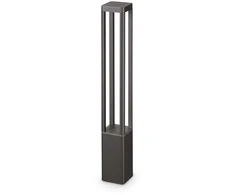 8,5W LED pastatomas lauko šviestuvas TIFONE, antracito sp., 3000K, IP65, 250953