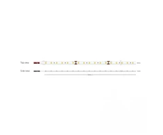 8,6W/m LED juosta, 24V, 120LEDs/m, 3000K, IP20, 5m ritė, LS24