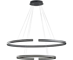 88W LED pakabinamas šviestuvas CLARKE, juodas, 3000K