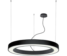 88W LED pakabinamas šviestuvas RING, juodas, 4000K, DALI, 3915-0012-4-B-D3