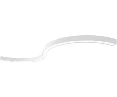 Lubinis šviestuvas 88W LED paviršinis šviestuvas SEMI S, baltas, 3000K, 3000mm, 3921-0130-3-W-N