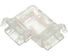8mm LED juostos kampinė jungtis, skaidri, CORN08