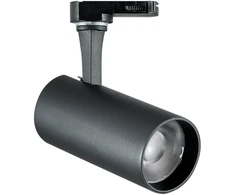 8W LED akcentinis šviestuvas į 1 fazės bėgelius FOX, juodas, 3000K, 348308