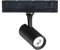 8W LED akcentinis šviestuvas į 3 fazių bėgelį FOX, juodas, 3000K, dimeriuojamas, 302539